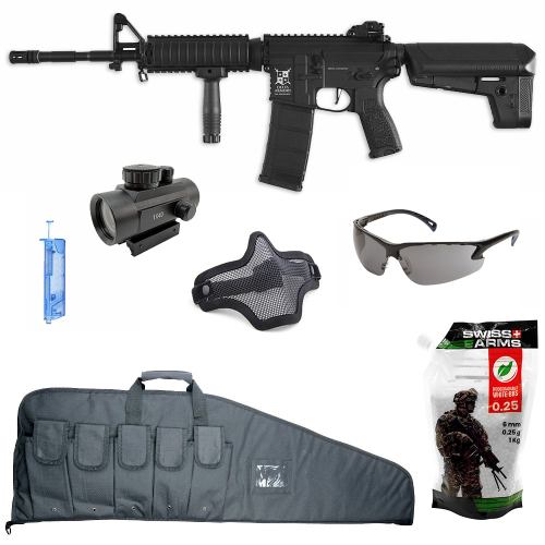 Airsoftpaket - Delta Armory M4 RTP i gruppen Airsoft / Airsoft Gevr / Airsoft M4 hos Wizeguy Sweden AB (as-erbju-0028)