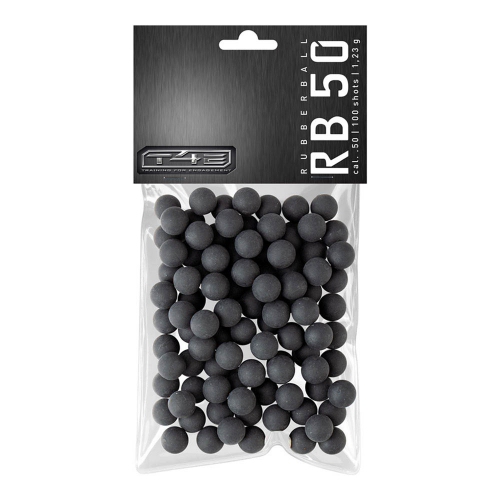 Gummikulor .50 T4E 100-Pack Prac Series i gruppen Paintball / Paintballs hos Wizeguy Sweden AB (uma-amo-0015)